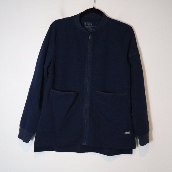Figs Navy Blue Women's Jacket - Picture 1 of 7